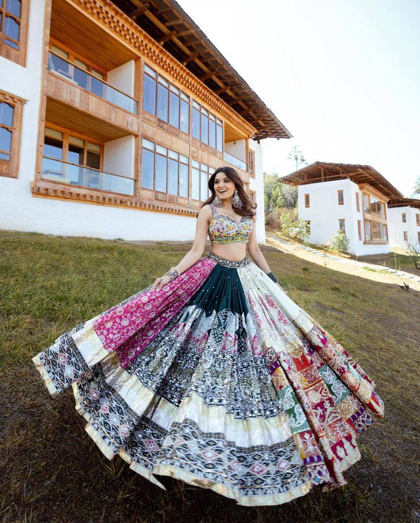 AK 046 Muslin Cotton Wear Designer Lehenga Choli Wholesale Shop In Surat